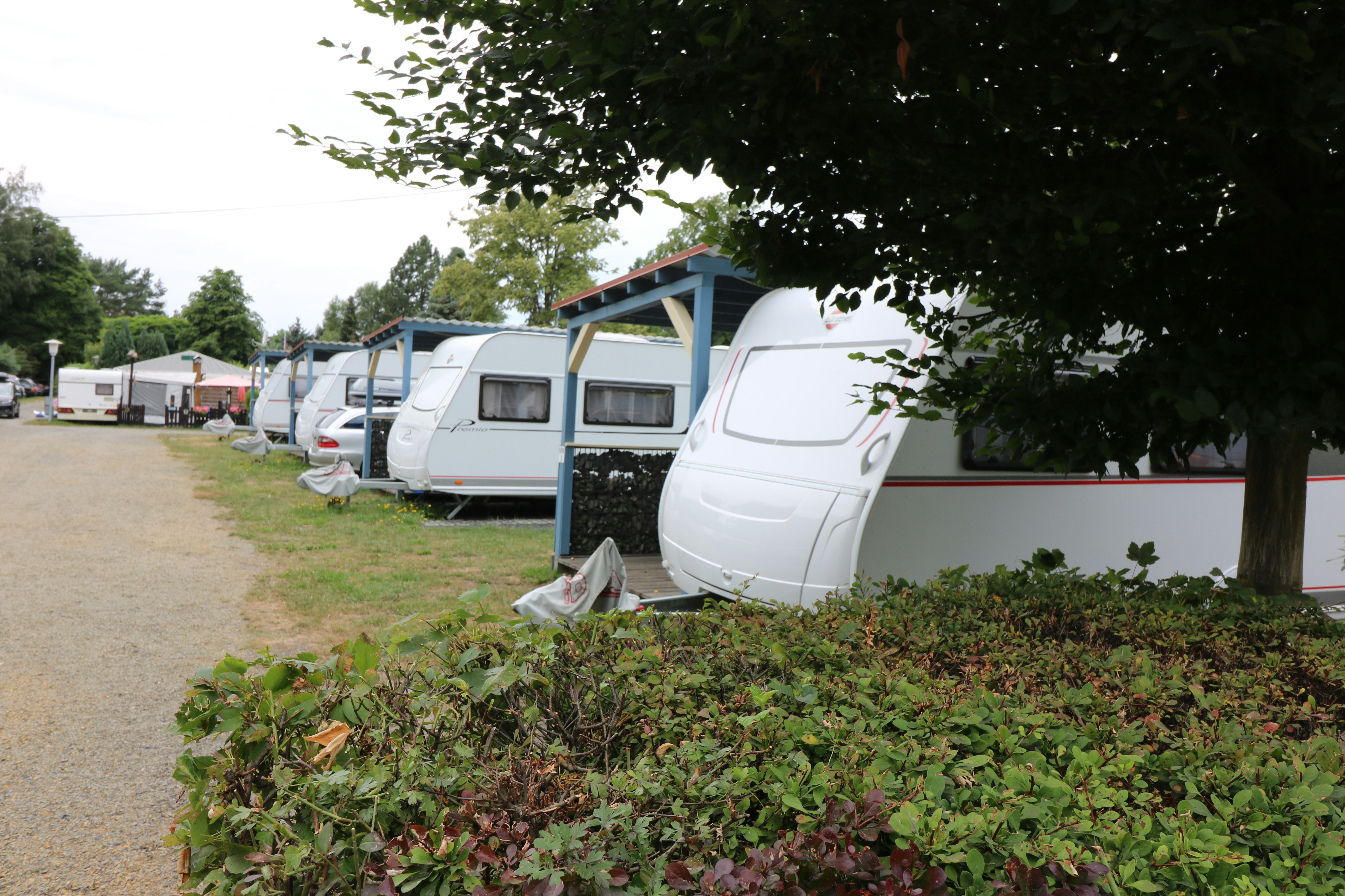 Themencamping Grünewalder Lauch  Camping Grünewalder Lauch - Standplätze auf dem Campingplatz