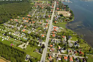 Camping Guldborg - Übersicht auf das gesamte Campingplatz Gelände