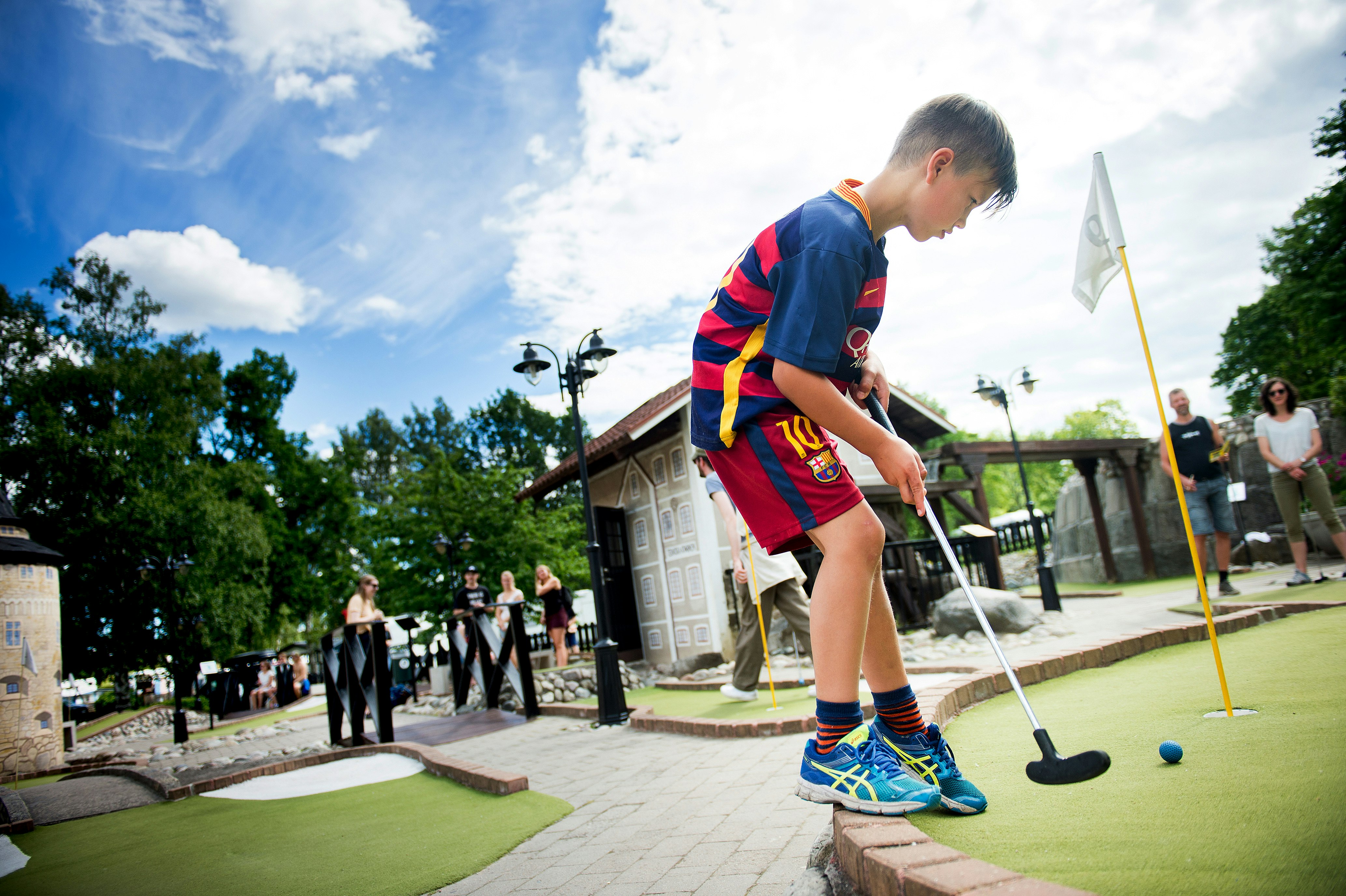 Camping Gustavsvik - Minigolf auf dem Campingplatz