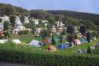 Camping Gut Kalberschnacke  -  Blick auf den Campingplatz
