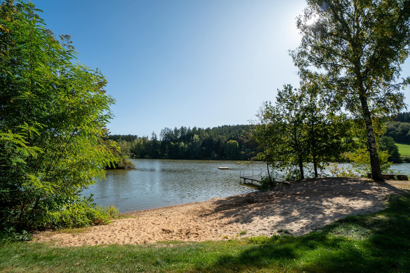 Camping Häsle - Lage am See