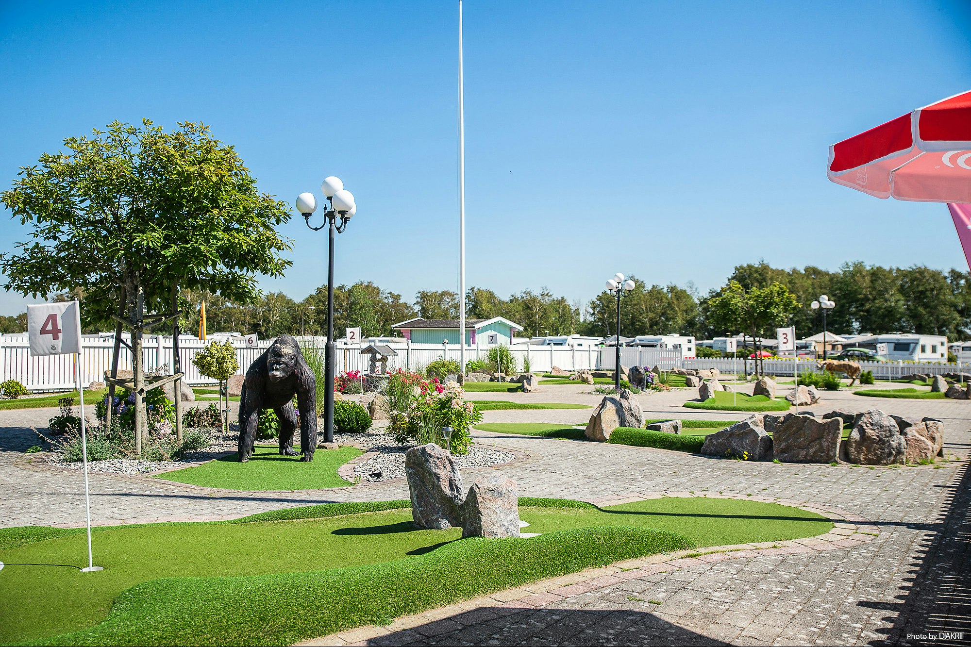 First Camp Hagön-Halmstad - Minigolfanlage auf dem Campingplatz