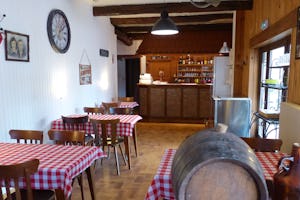 Camping Hautoreille - Innenansicht des Restaurants auf dem Campingplatz