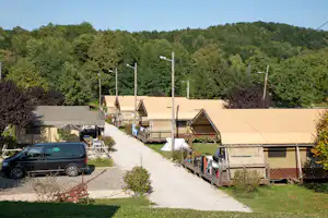Camping Heart of Nature Srakovcic - Blick auf die Glamping-Zelte