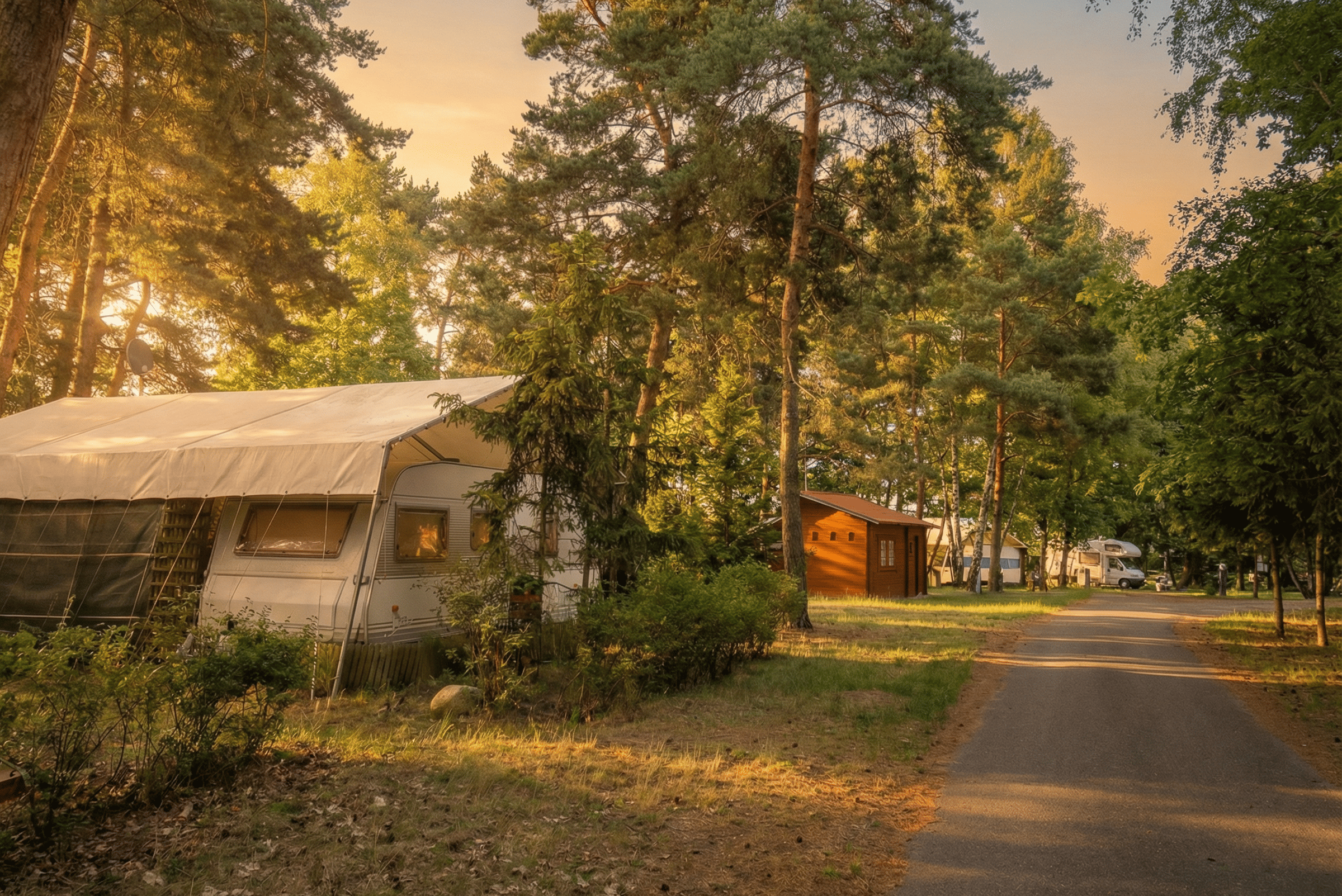 Camping Heideblick - Standplätze auf dem Campingplatz