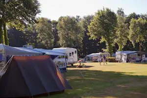 Camping Heidepark - Zeltplatz und Wohnwagenstellplatz auf grüner Wiese auf dem Campingplatz