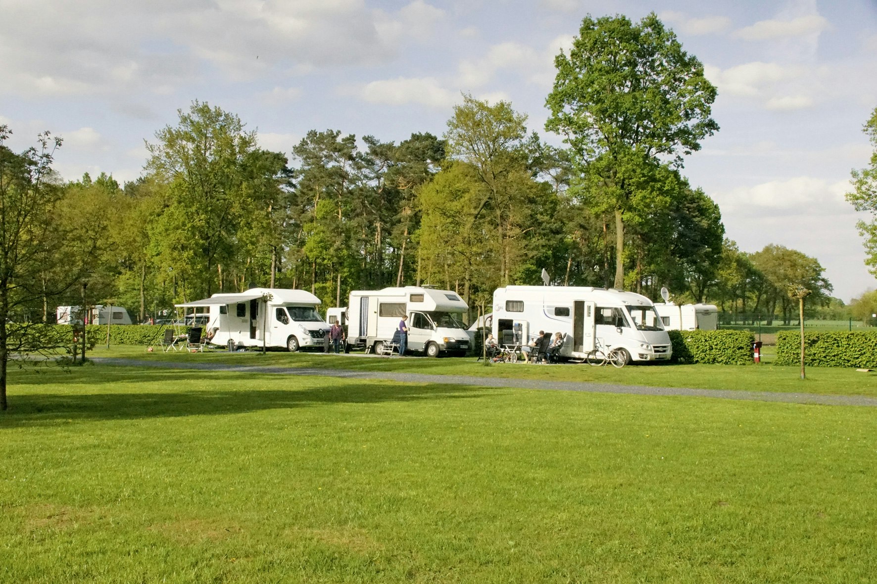 Camping Heidewald  -  Wohnwagen- und Zeltstellplatz auf dem Campingplatz