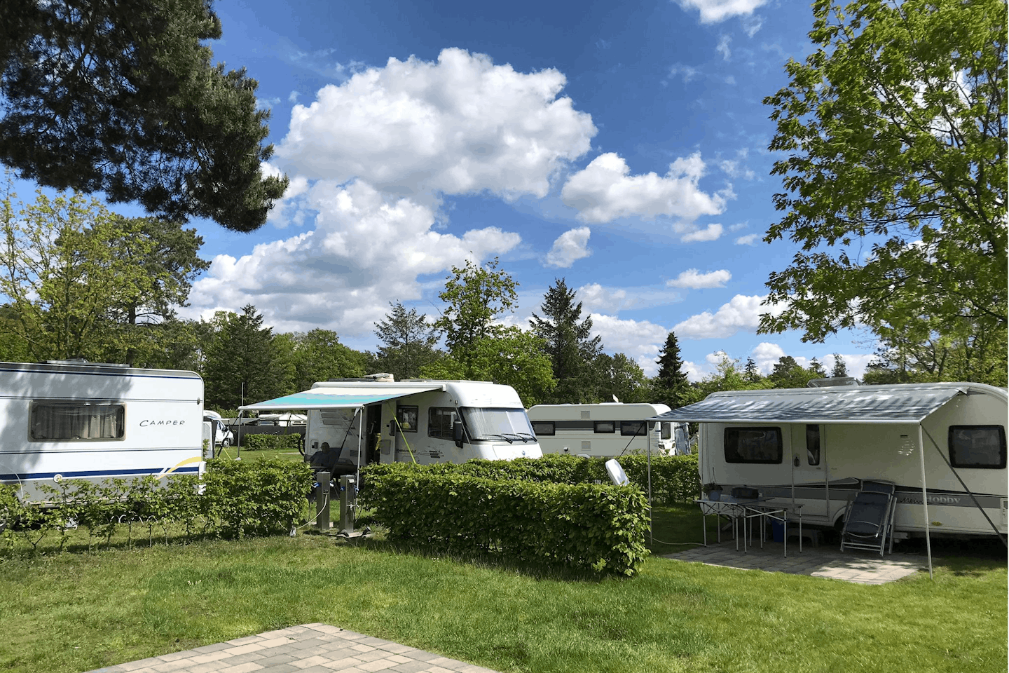 Camping Heidewald - Premiumstellplätze auf der Wiese