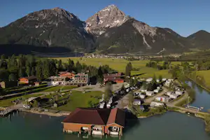 Camping Heiterwanger See - Übersicht auf das Campingplatzgelände