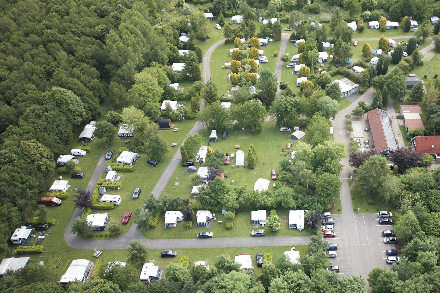 Camping Het Groene Bos - Luftaufnahme vom Campingplatz