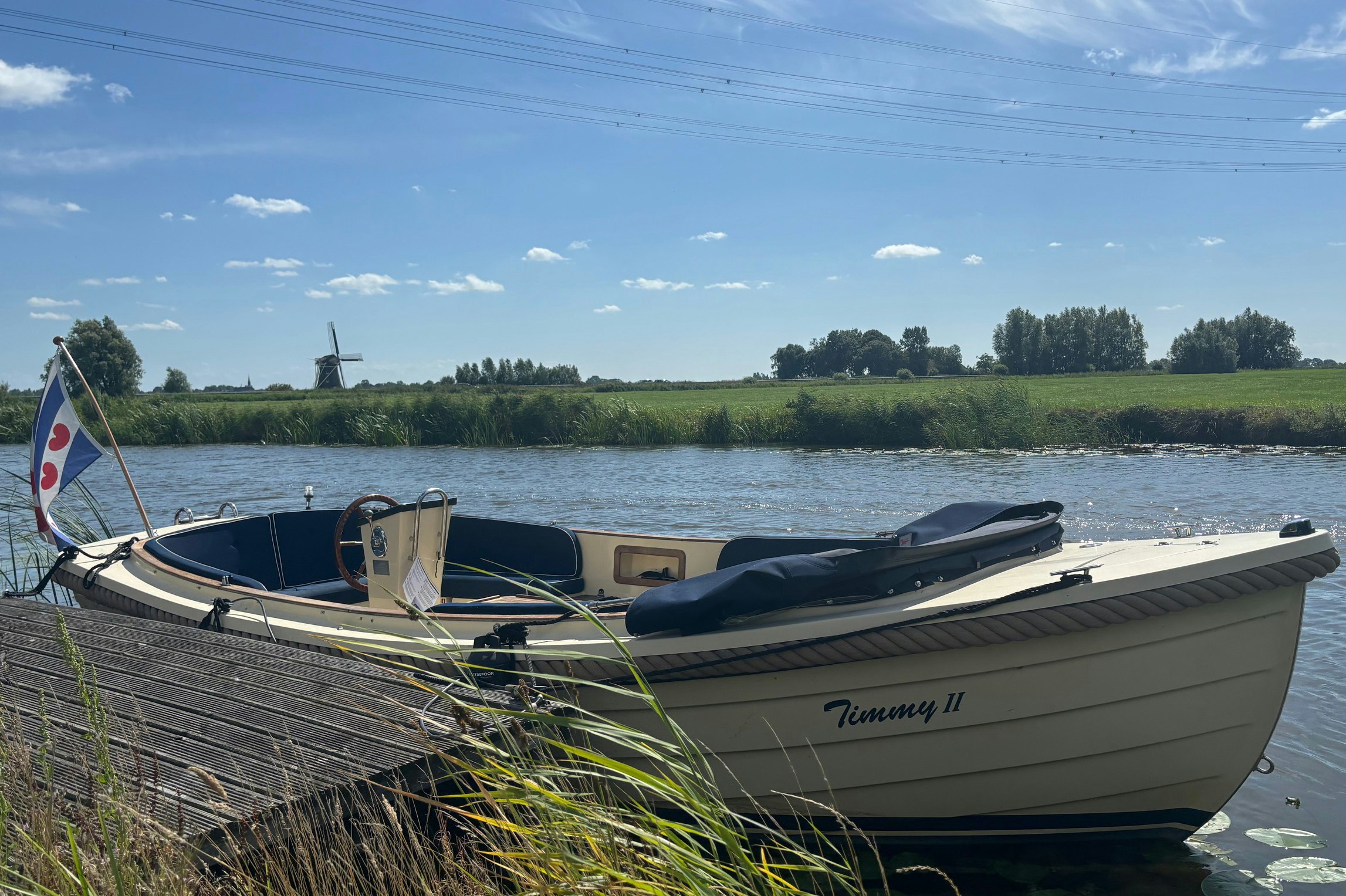 Camping Hiddema State - Blick auf die Bootsanlegestelle