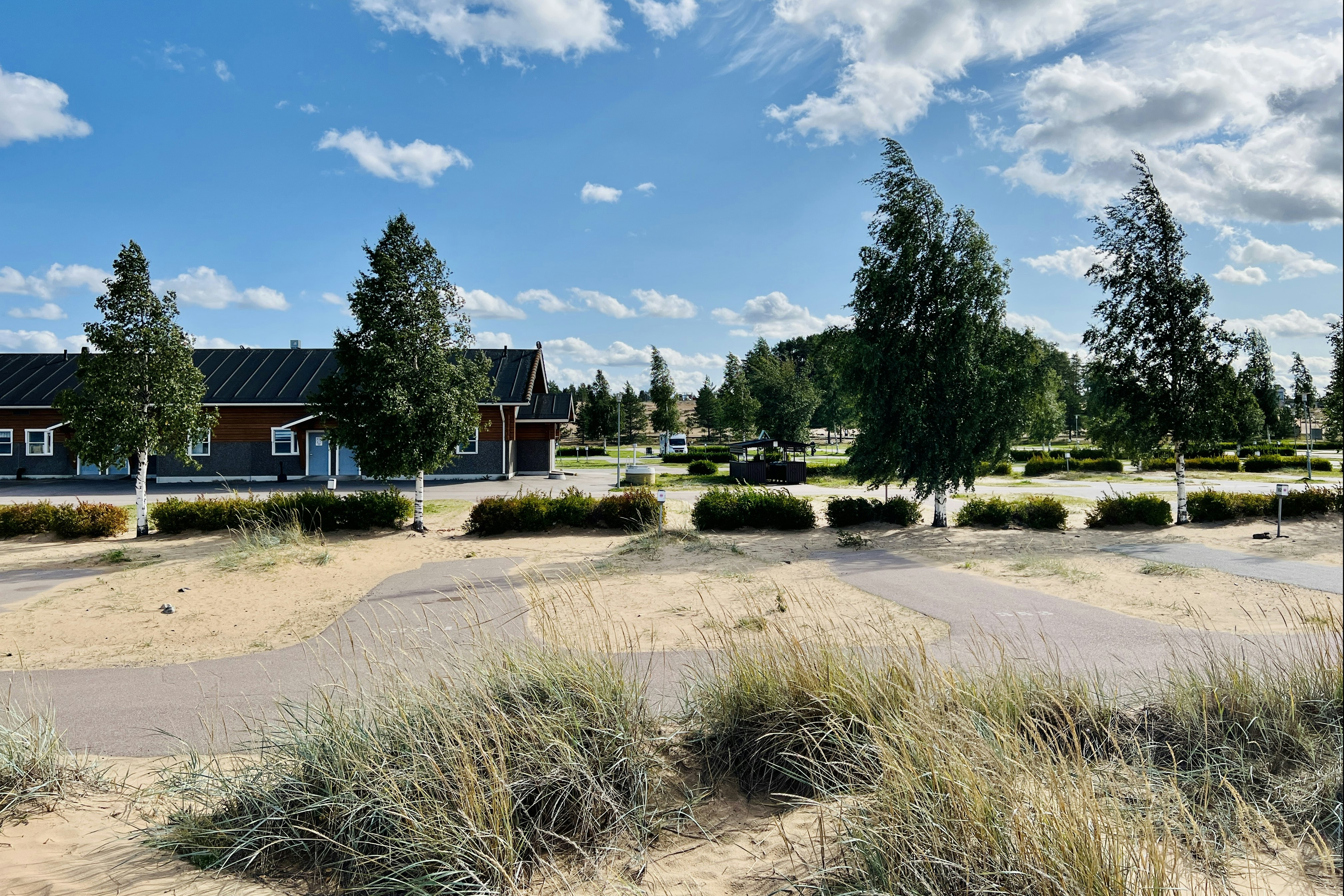 Top Camping Kalajoki  Camping Hiekkasärkät - Standplätze auf dem Campingplatz