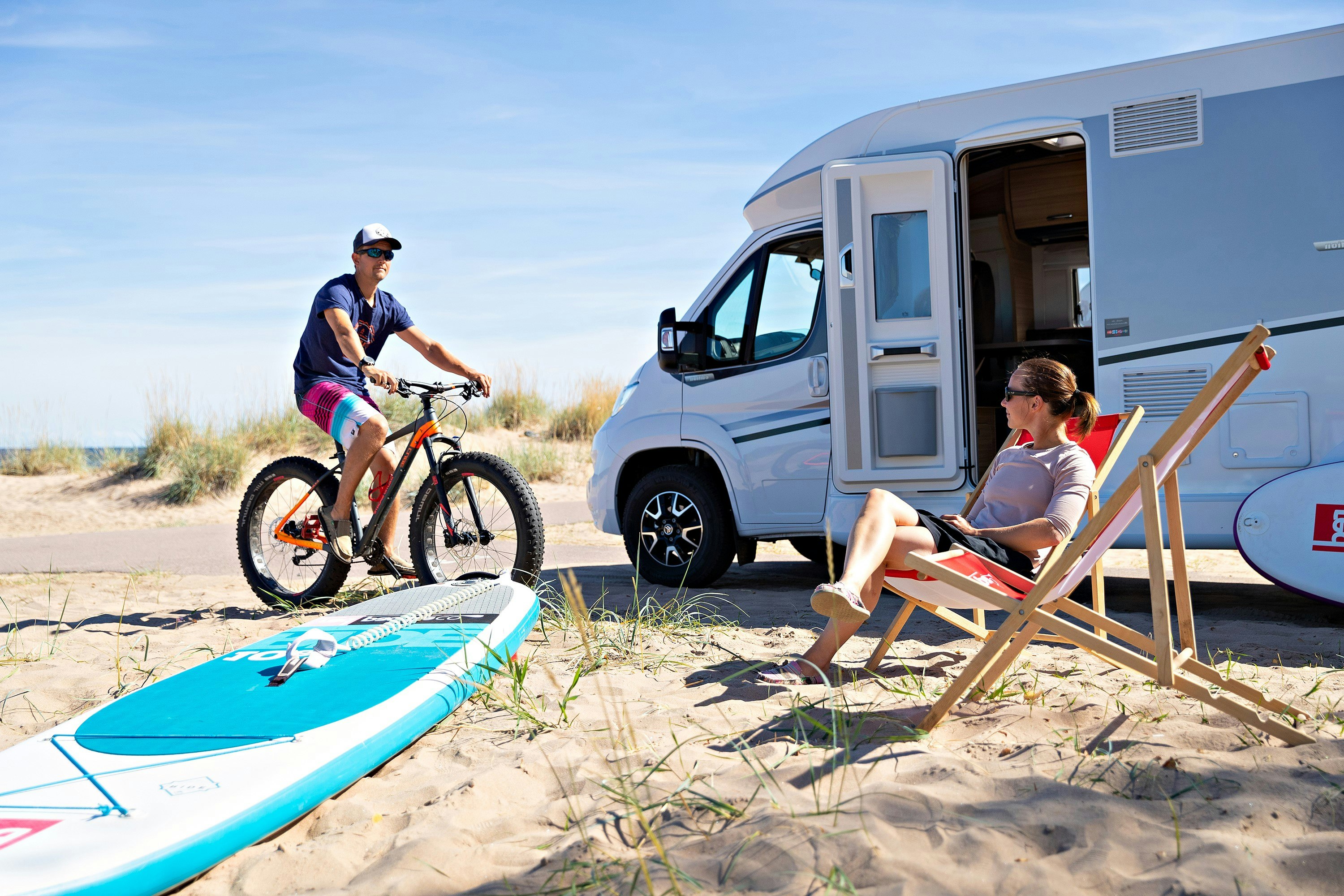 Top Camping Kalajoki  Camping Hiekkasärkät - Standplatz im Sand