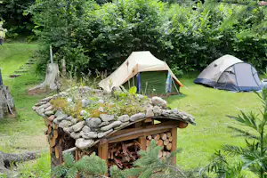 Camping Hirschegg - Zelten auf dem Campingplatz