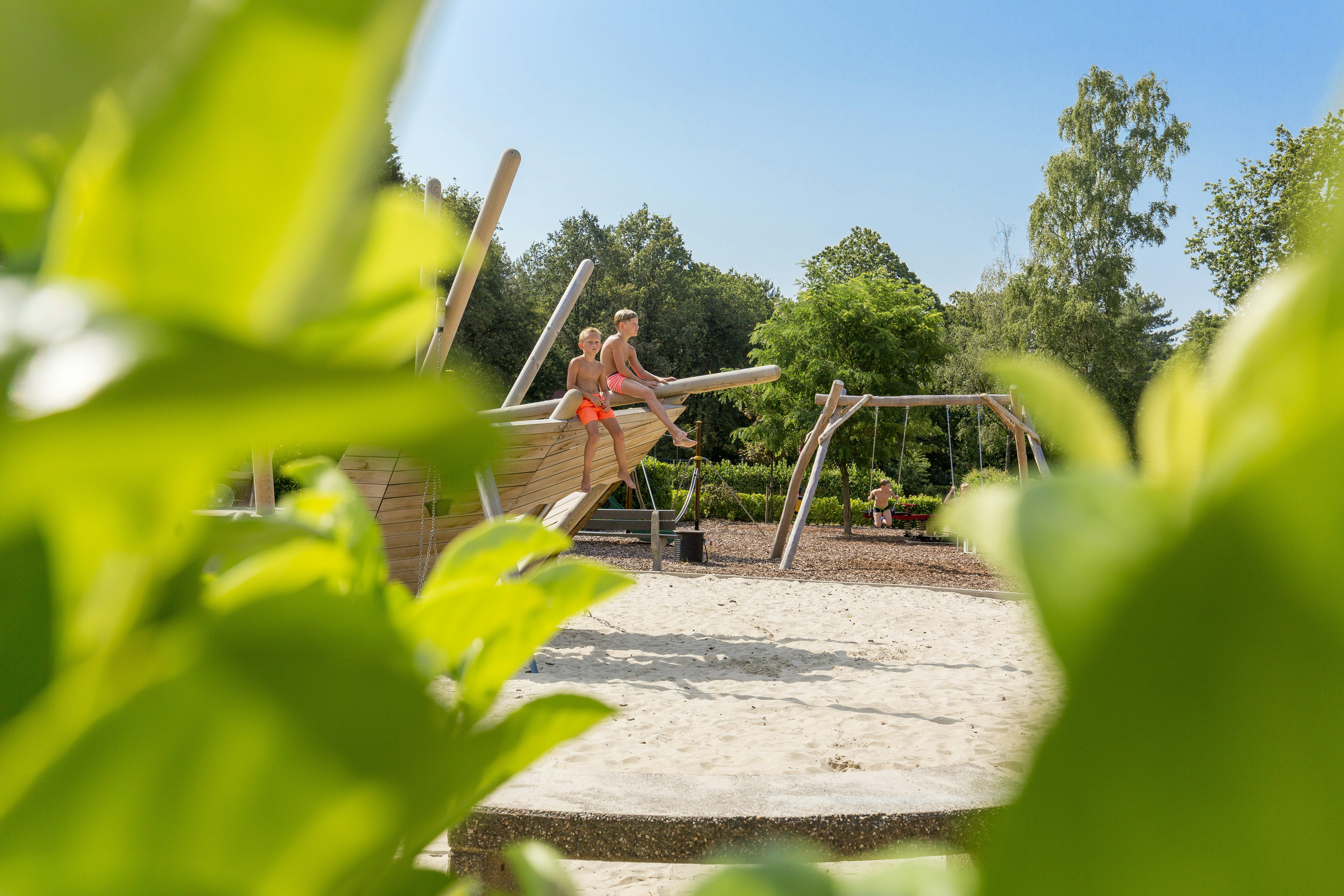 Camping Hoeve De Schaaf - Kinder auf dem Spielplatz