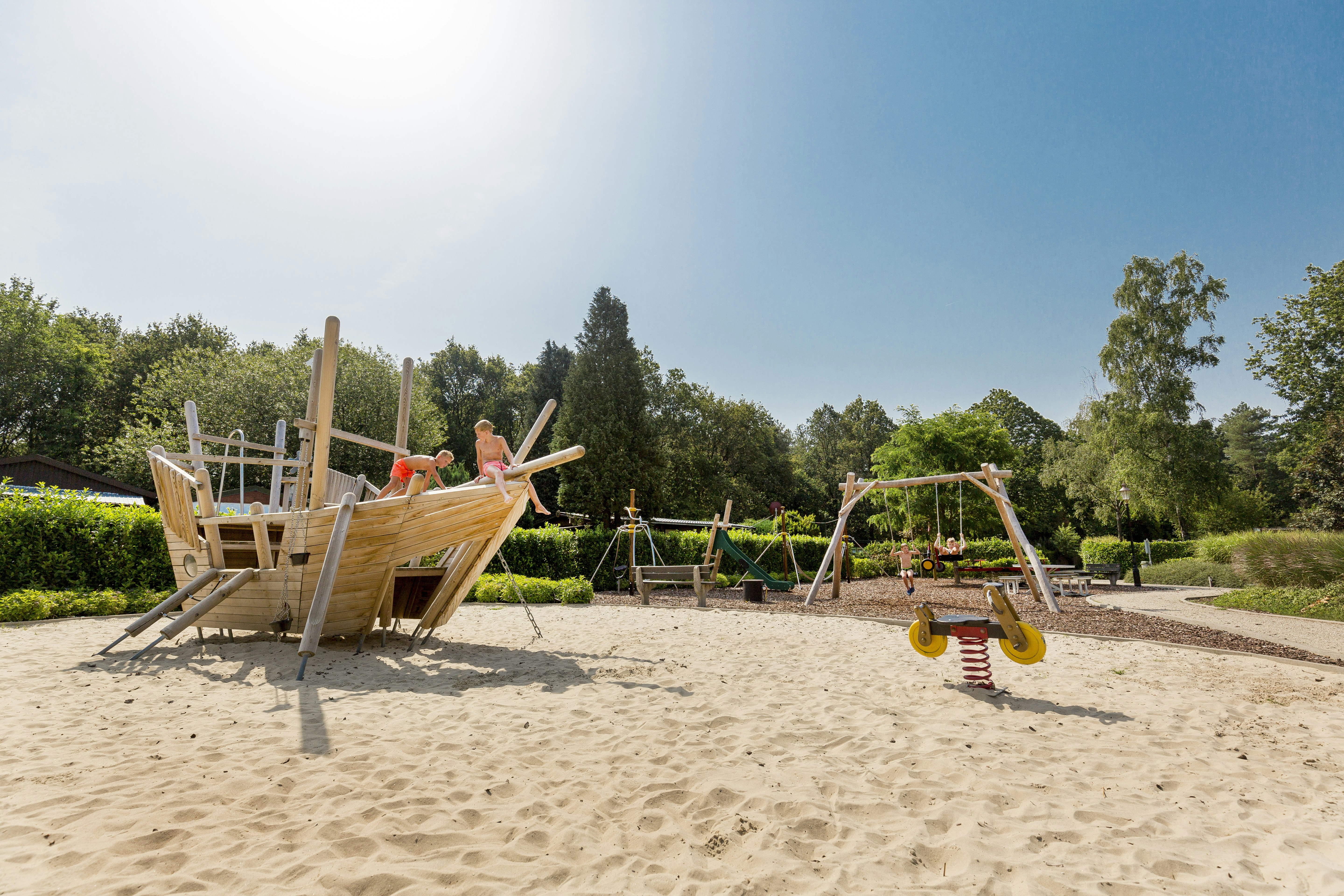 Camping Hoeve De Schaaf - Kinderspielplatz auf dem Campingplatz
