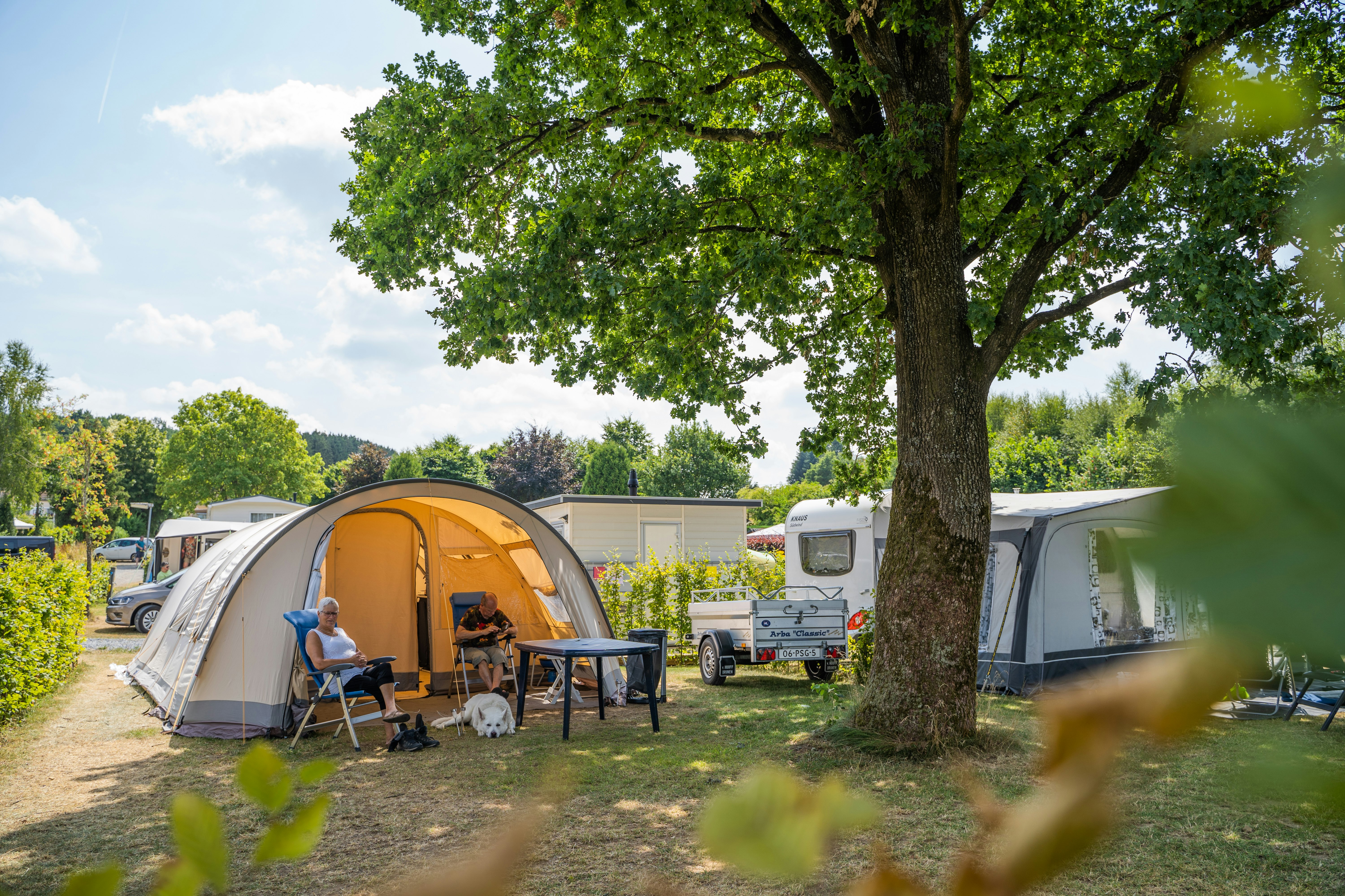 Camping Hohenbusch - Komfortplatz mit Privatsanitär
