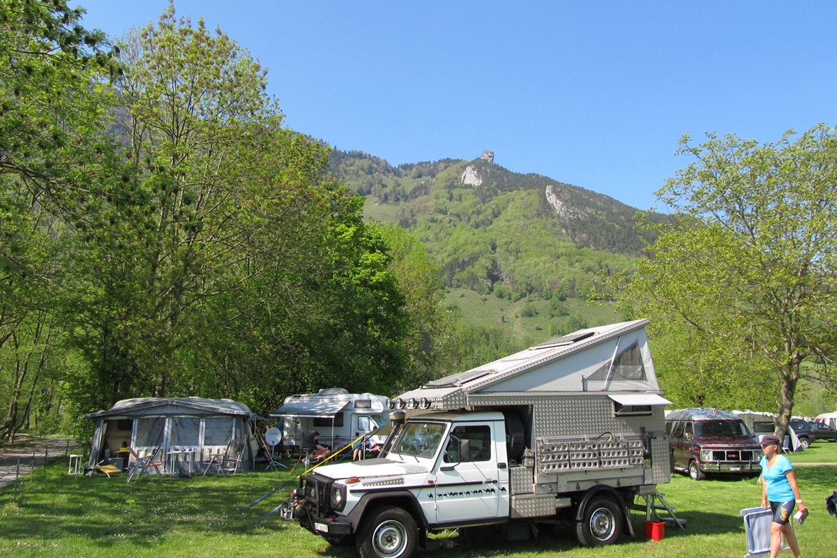 Camping Hopfräben - Wohnmobilstellplätze auf dem Campingplatz