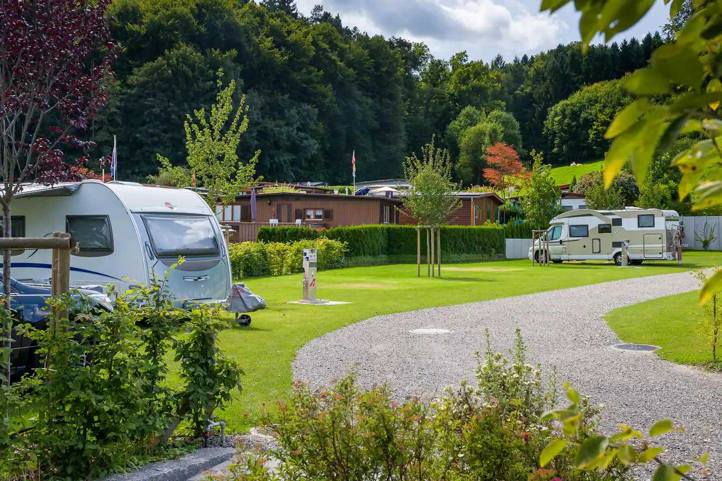 Camping Hüttenberg - Stellplätze auf dem Campingplatz
