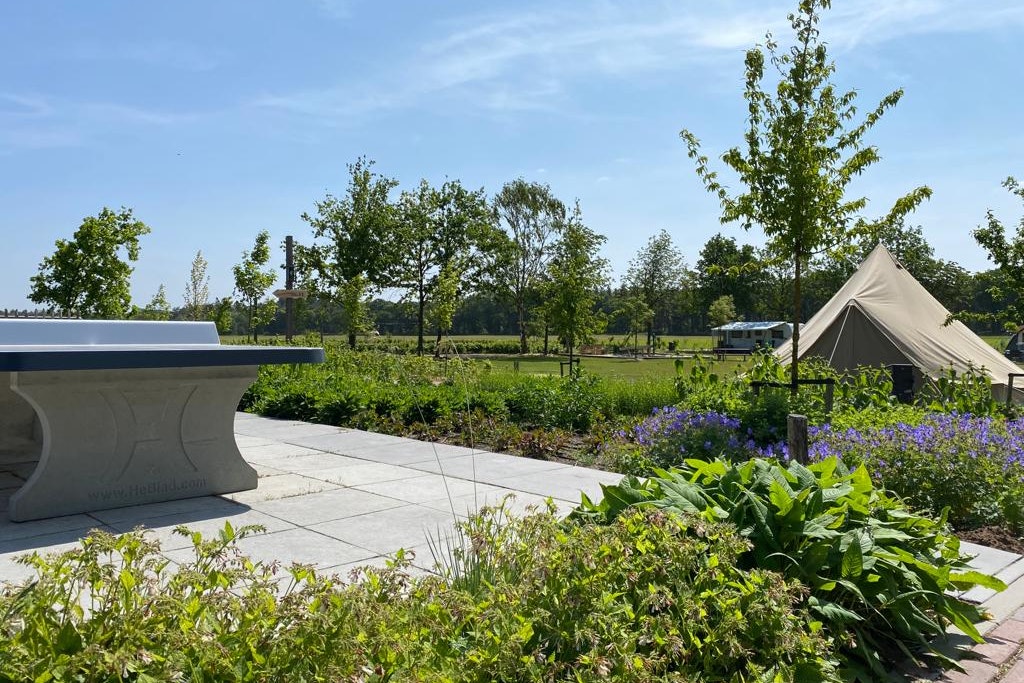 Camping Hygge - Tischtennisplatte auf dem Campingplatz