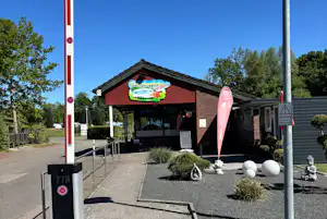 Camping Idasee - Eingang des Campingplatzes