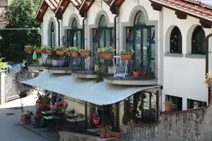 Camping Il Sergente - Restaurant vom Campingplatz mit Terrasse
