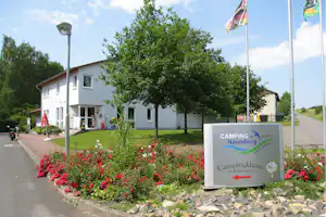 Camping in Naumburg - Eingang des Campingplatz