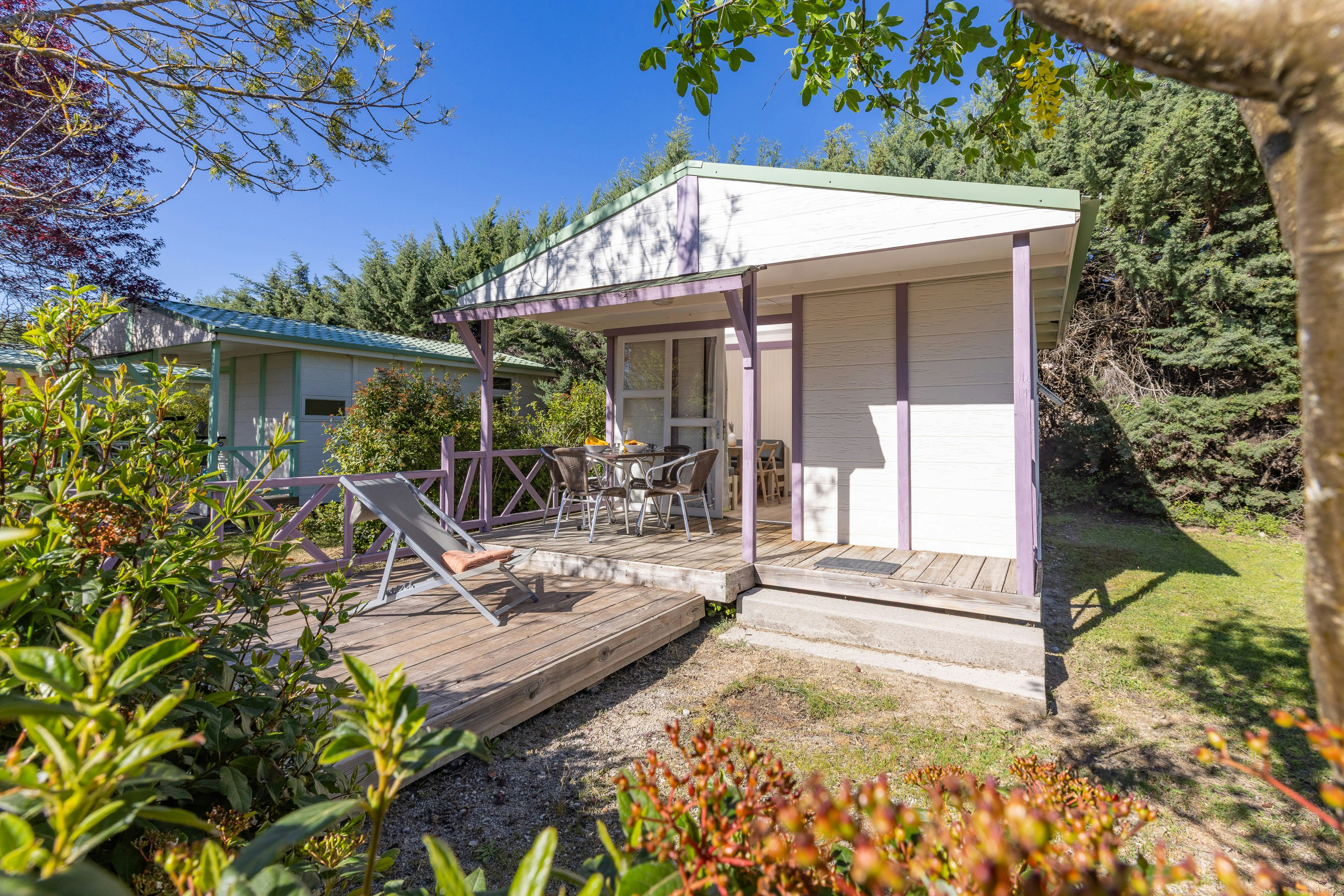 Camping Les Routes de Provence  - Mobilheim auf dem Campingplatz