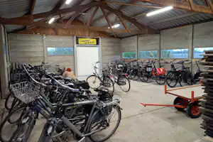 Camping Innerduyn - Fahrradhütte auf dem Campingplatz