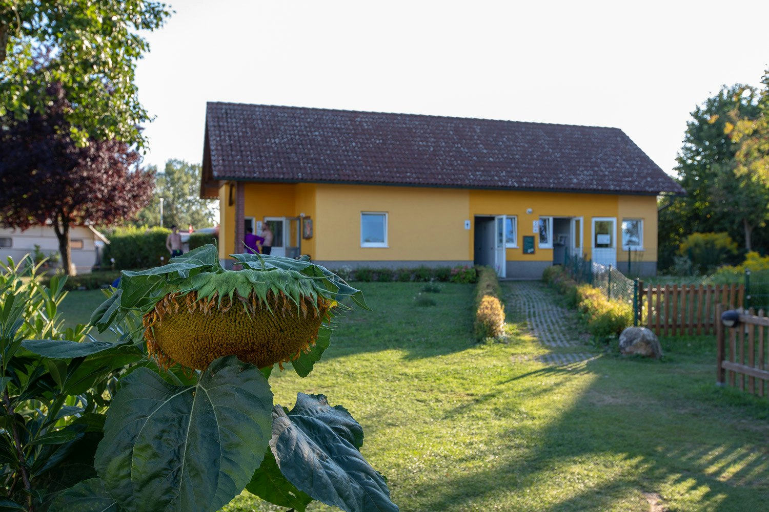 Camping-Insel Puchner  Camping Puchner  -  Sanitärgebäude auf dem Campingplatz