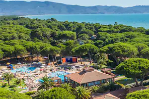 Camping International Argentario - Campingplatz Luftaufnahme
