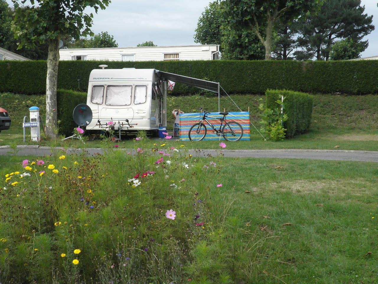 Flower Camping de la Hallerais  Camping International de la Hallerais - Standplätze auf dem Campingplatz