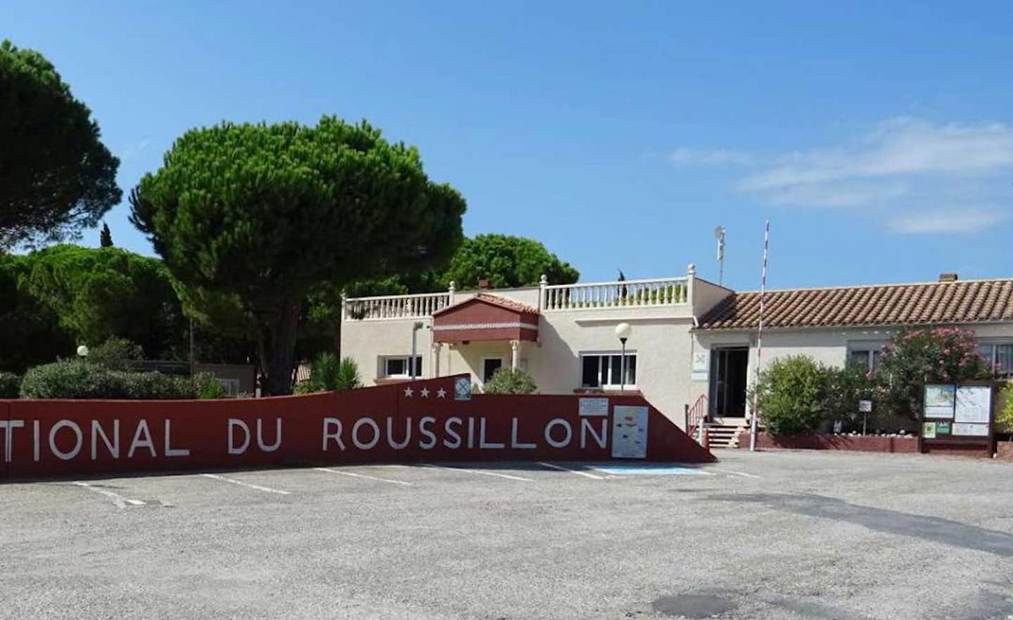 Camping International Du Roussillon - Eingang des Campingplatzes