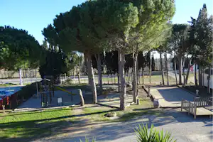 Camping International Du Roussillon - Kinderspielplatz auf dem Campingplatz