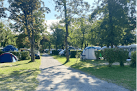 Camping International du Sierroz - Zeltplätze im Schatten der Bäume
