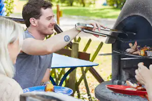 Camping International Lido - Grillstelle auf dem Campingplatz