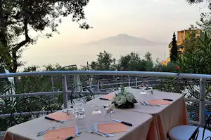Camping International Nube d'Argento - Restaurant Terrasse auf dem Campingplatz