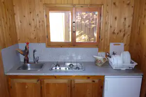 Camping International Touring - Küche im Mobilheim
