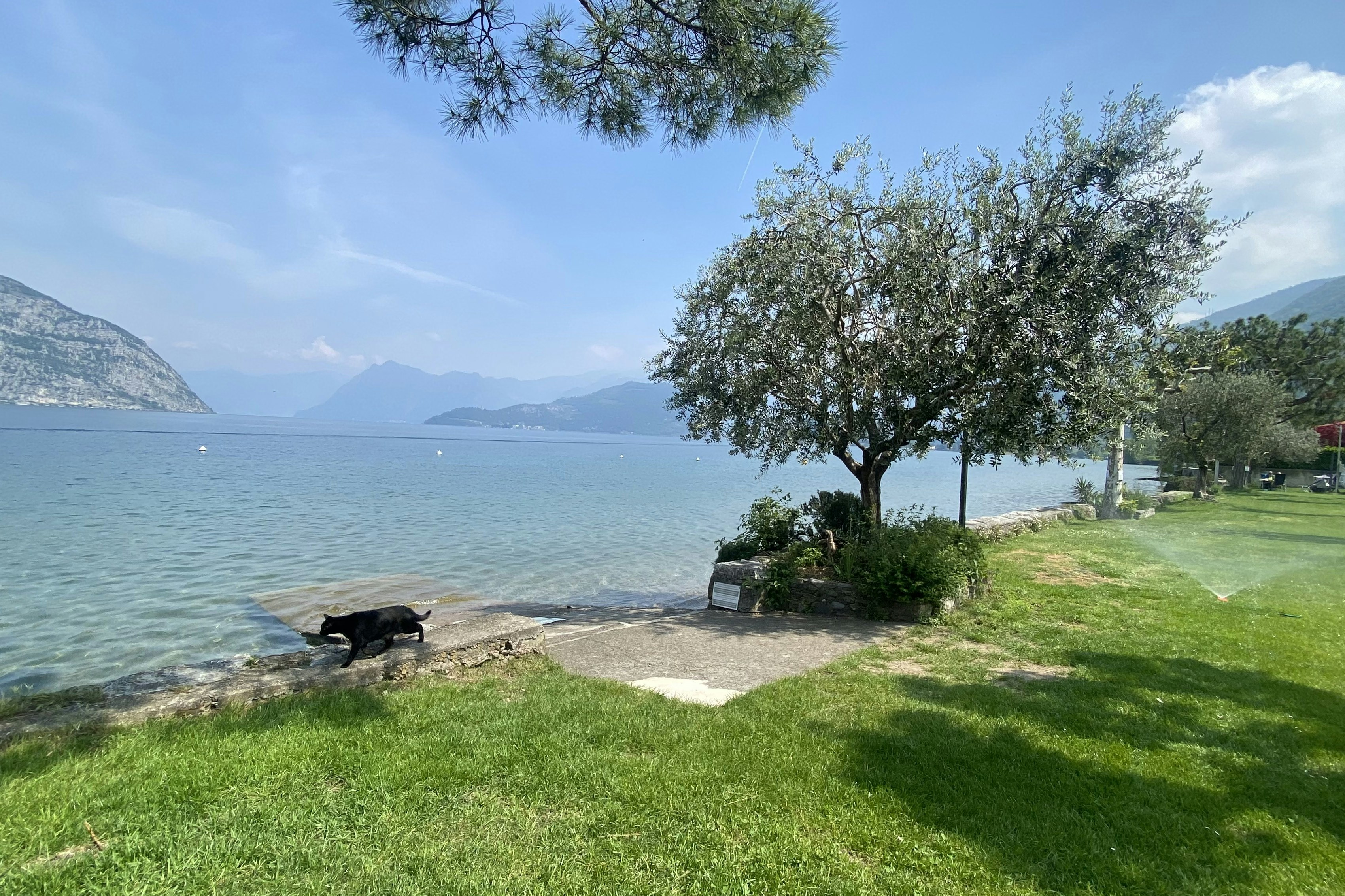 Camping Iseo - Blick auf das Wasser