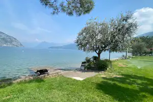Camping Iseo - Blick auf das Wasser
