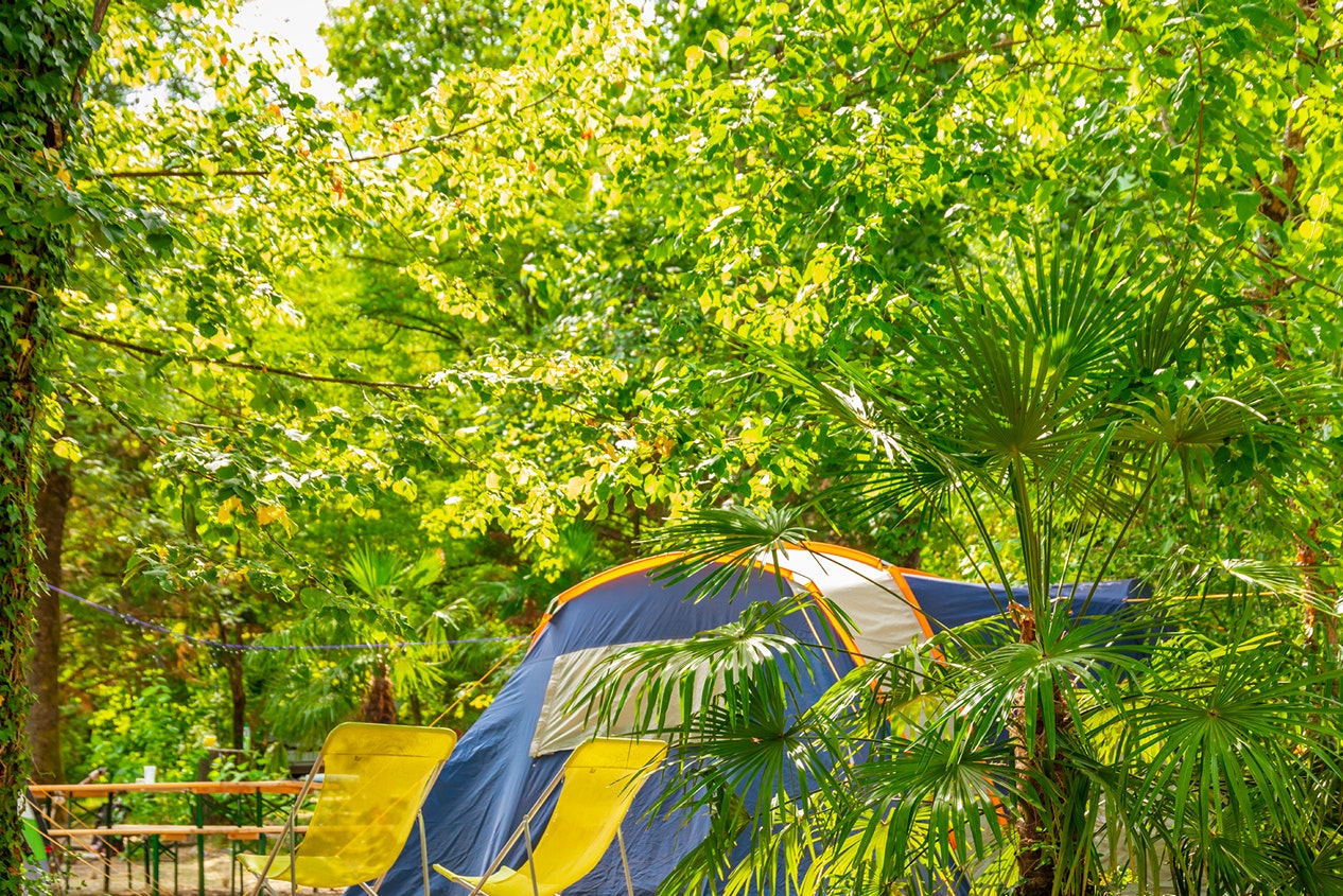 Camping Isis en Cévennes - Zeltplatz im Grünen auf dem Campingplatz