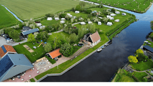 Camping It Kruswetter - Campingplatz Luftaufnahme