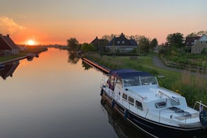 Camping It Kruswetter - Sonnenuntergang über dem Wasser