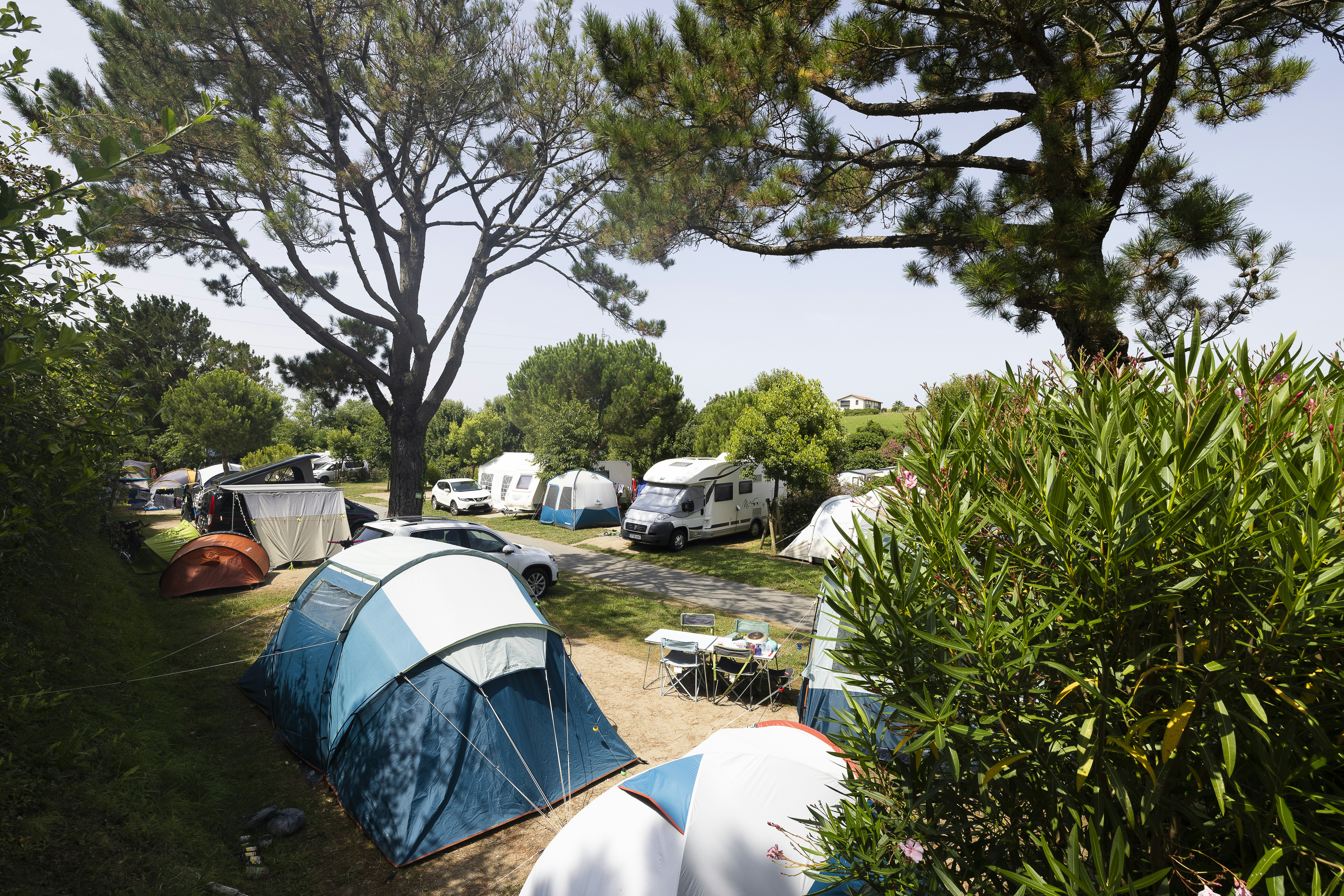Camping Itsas-Mendi - Standplätze auf dem Campingplatz