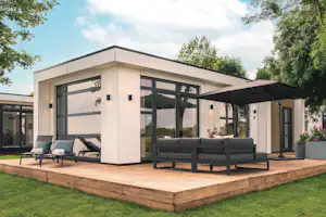 MarinaParken - Mobilheim mit Terrasse auf dem Campingplatz