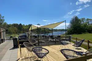 Järnaviks Camping Camping Järnaviks - Restaurant mit Terrasse auf dem Campingplatz