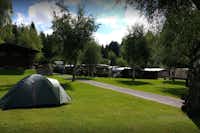 Camping Judenstein  -  Zeltplatz vom Campingplatz auf grüner Wiese