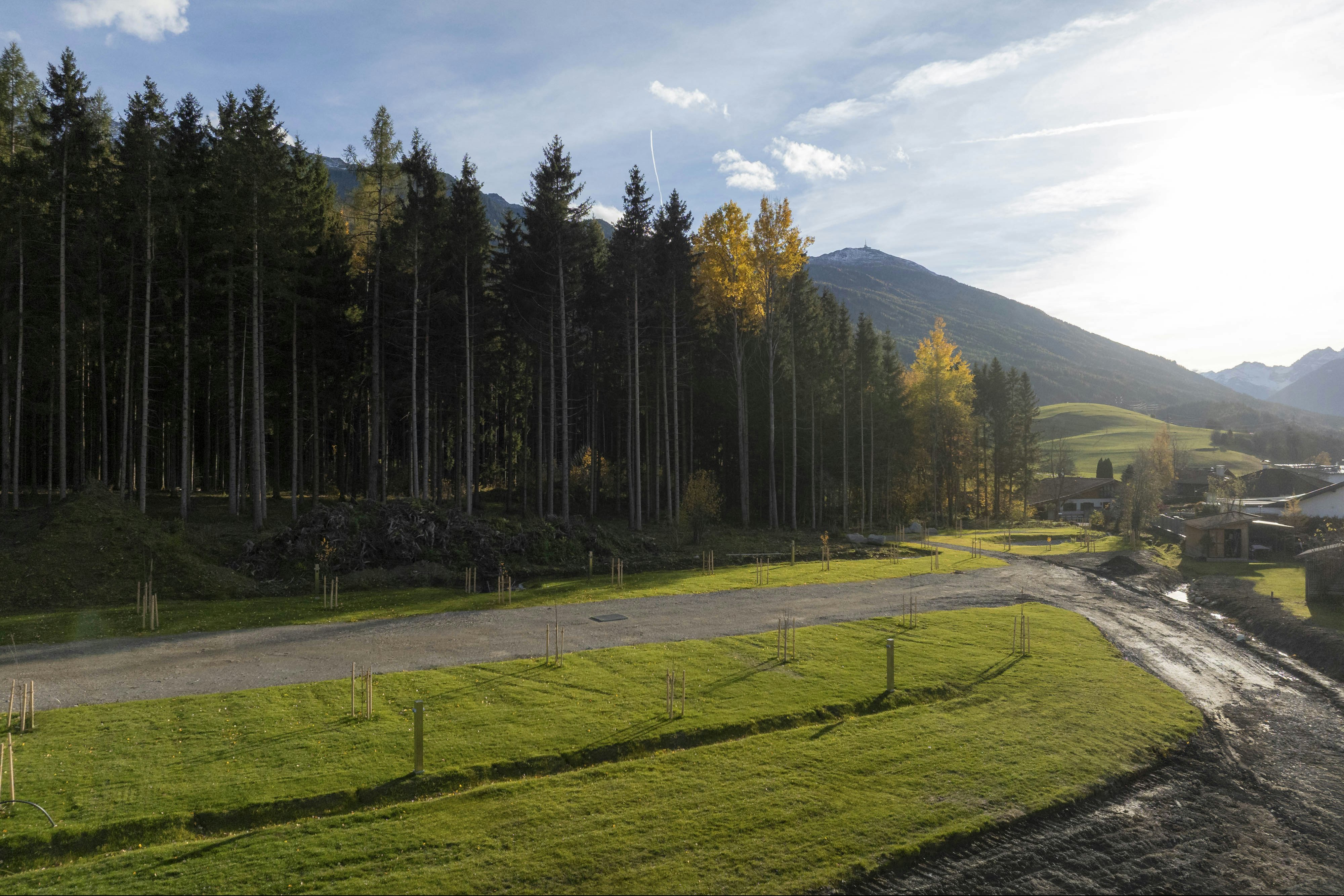 Camping Judenstein - Standplätze auf der Wiese auf dem Campingplatz