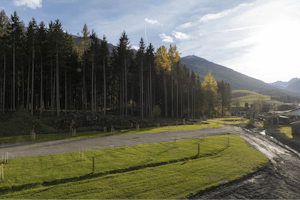 Camping Judenstein - Standplätze auf der Wiese auf dem Campingplatz