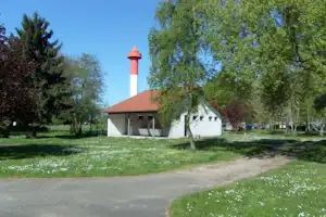 Camping Juliusplate - Sanitärgebäude auf dem Campingplatz